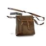 BORSA A TRACOLLA IN VERA PELLE FULAP, MOD: D.I.A - BROWN