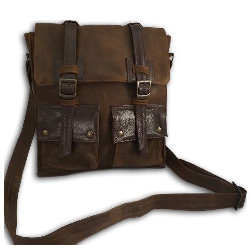 BORSA/BORSELLO MESSENGER UOMO IN PELLE VITELLO VINTAGE, MOD: STAFFORD VINTA