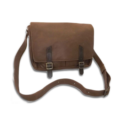 BORSA MESSENGER A TRACOLLA DA UOMO IN PELLE DI VITELLO, MOD: PRAD -CLASSIC