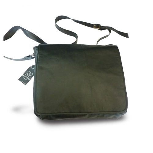 BORSA TRACOLLA UOMO MESSENGER IN VERA PELLE - ALFRED-NERO