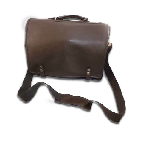 BORSA TRACOLLA PROFESSIONALE VERA PELLE - PROFESSIONALE 05 MOD:MANAGER MORO