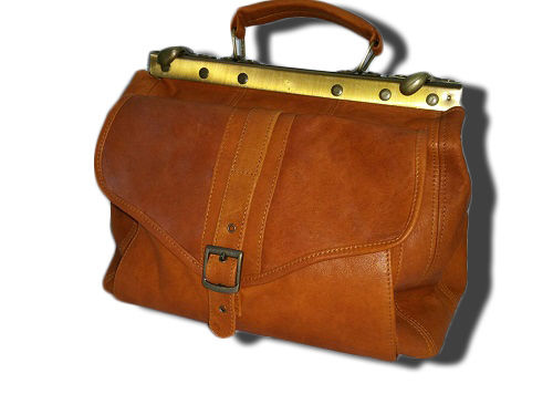 BORSA DA MEDICO IN VERA PELLE,VERO ARTIGIANATO MADE IN ITALY. MOD.CLASSIC 016