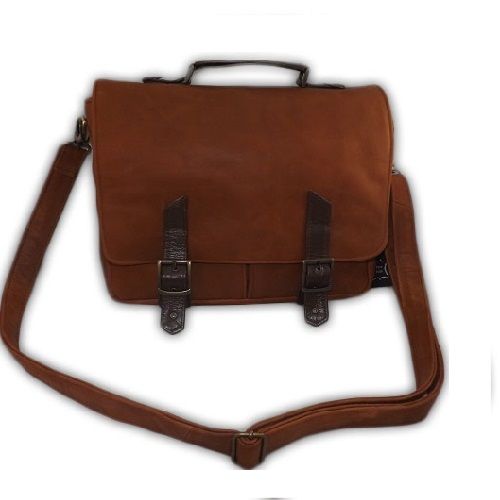 BORSA A TRACOLLA UOMO IN VERA PELLE DI VITELLO, MOD: PRAD-MARRONE VINTAGE/M