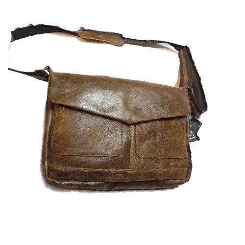 TRACOLLA BAG UOMO MESSENGER IN VERA PELLE VINTAGE, MOD: TOMMY - H 012 T