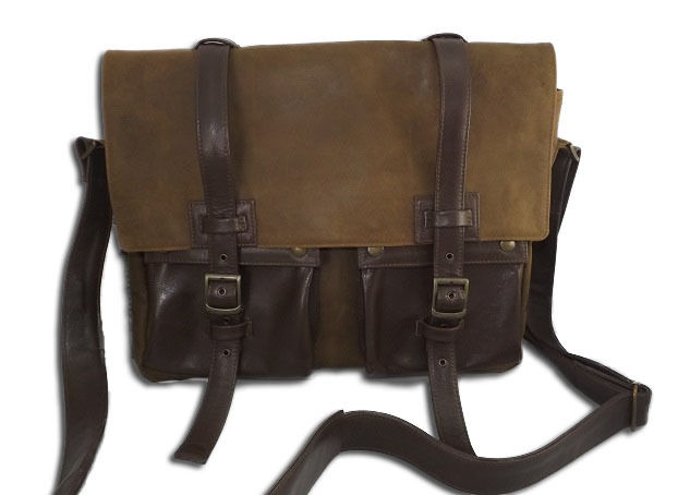 MESSENGER UOMO IN PELLE VITELLO VINTAGE, MOD: BORSA A TRACOLLA - STAFF CANYON