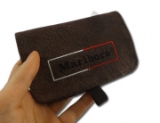 PORTATABACCO IN PELLE PORTA CARTINE FILTRI CON RICAMO MARLBY - 2COLORS
