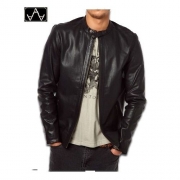 GIACCA UOMO IN PELLE, MOD: GIUBBINO IN PELLE FODERATO - 302 MOD: DUBLIN-NERO