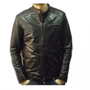 GIACCA DA UOMO ARTIGIANALE, MOD: GIUBBINO IN PELLE - ALEX-NERO